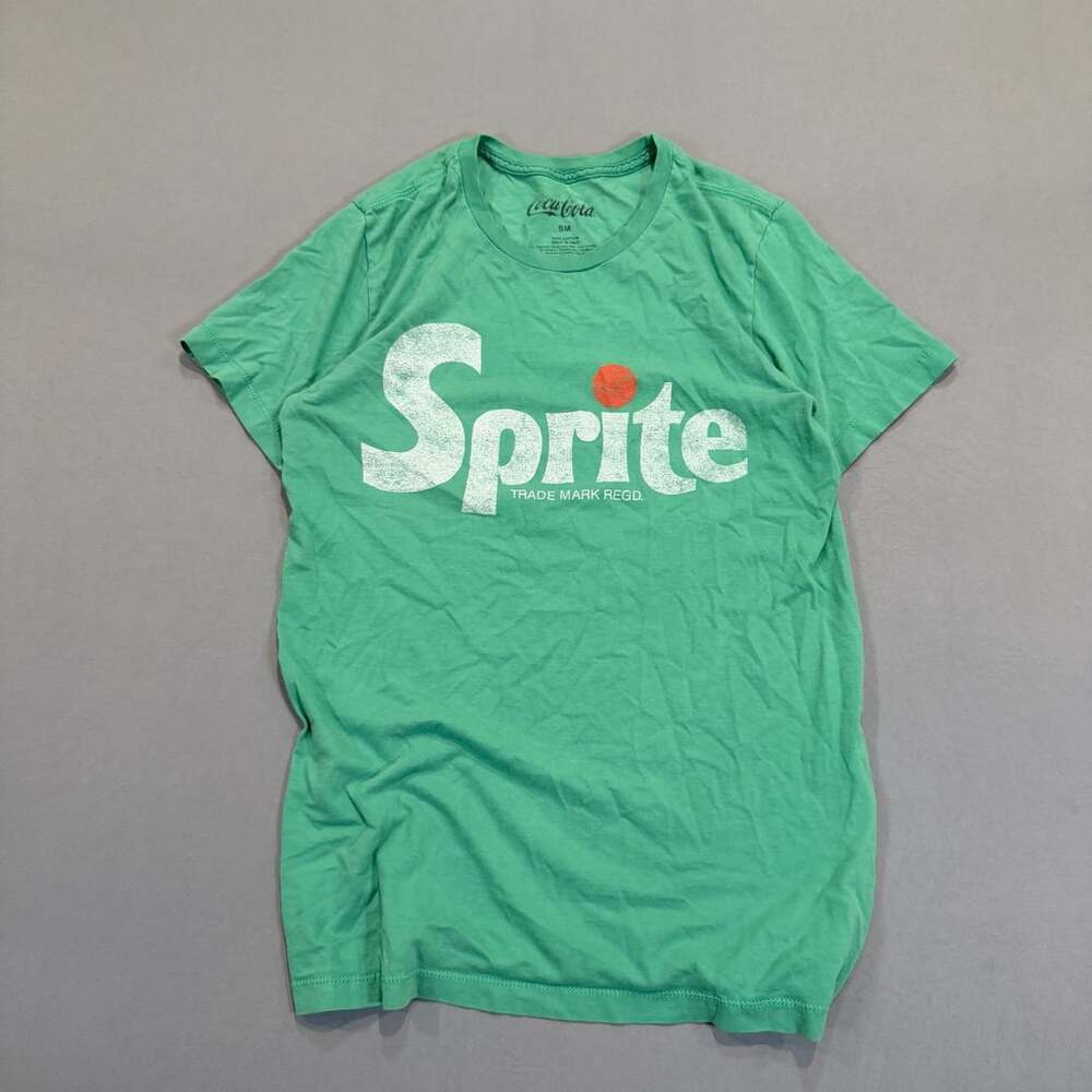 Coca-Cola Sprite Graphic T-Shirt Size SM Green Cotton